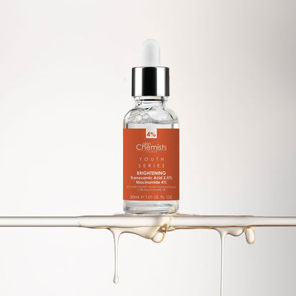 skinChemists Tranexamic Acid 2.5%, Niacinamide 4% Brightening Facial Serum 30ml
