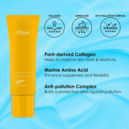 skinChemists 1% Collagen Mask 50ml (Vegan)