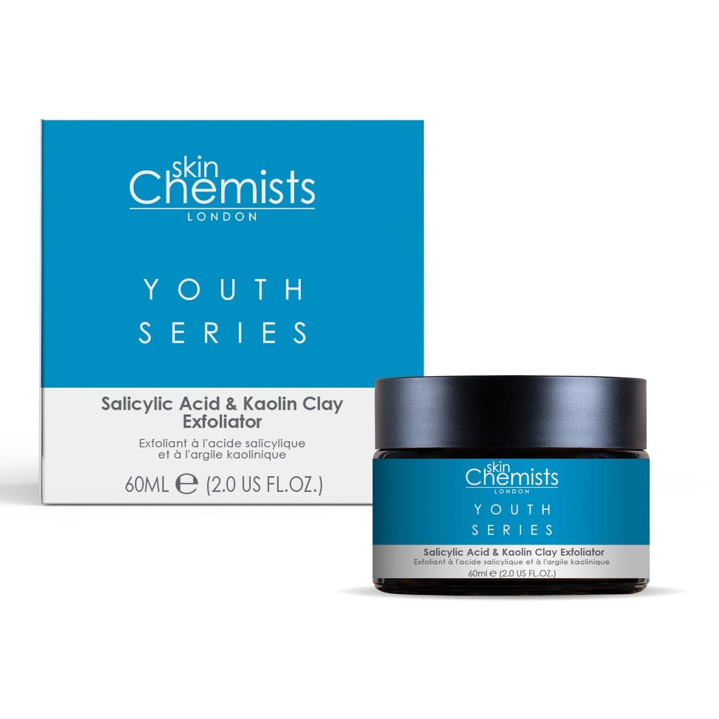 skinChemists Salicylic Acid & Kaolin Clay Exfoliator 60ml