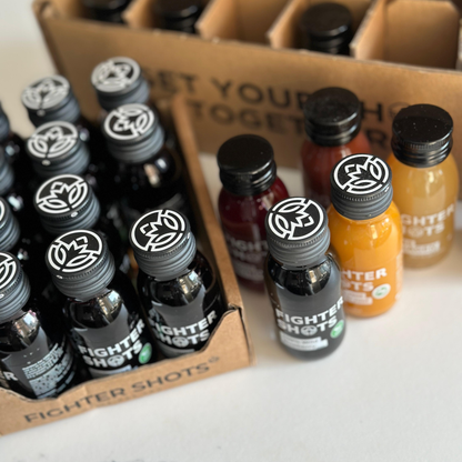 Fighter Shots Wild Blueberry | 100% Natural Cold-Pressed Wild Blueberry Shot