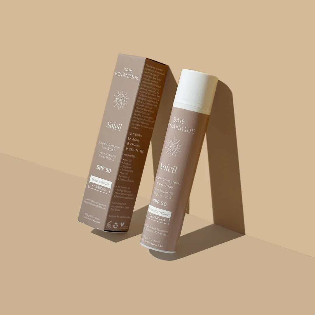 Baie Botanique - Organic Mineral Face and Body Sunscreen SPF 50