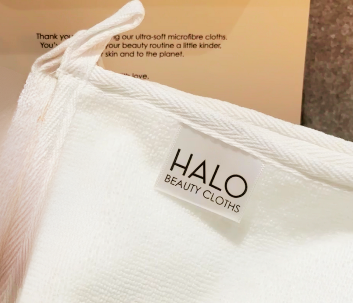 Fighter Shots HALO Beauty Cloths – Ultra-Soft Dual-Sided Microfibre Makeup Remover Cloths (5 Pack) | Reusable, Gentle Cleansing | Luxuriously Soft | 5 Pack (30 x 30 cm)