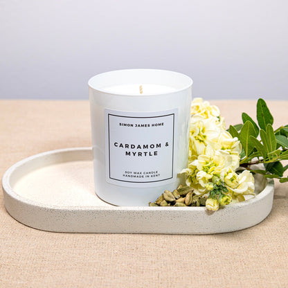 Simon James Home - Cardamom & Myrtle Handmade Soy Wax Candle