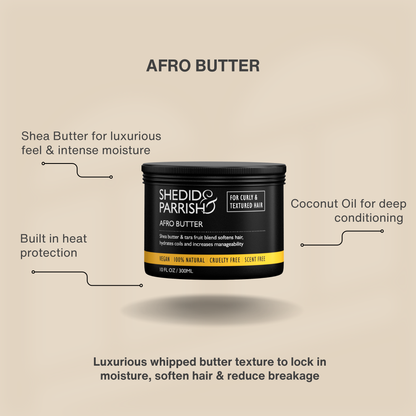 Shedid & Parrish Afro Butter Full size and Travel size available