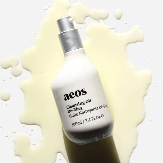Aeos Cleansing Oil de-Maq main image with splash