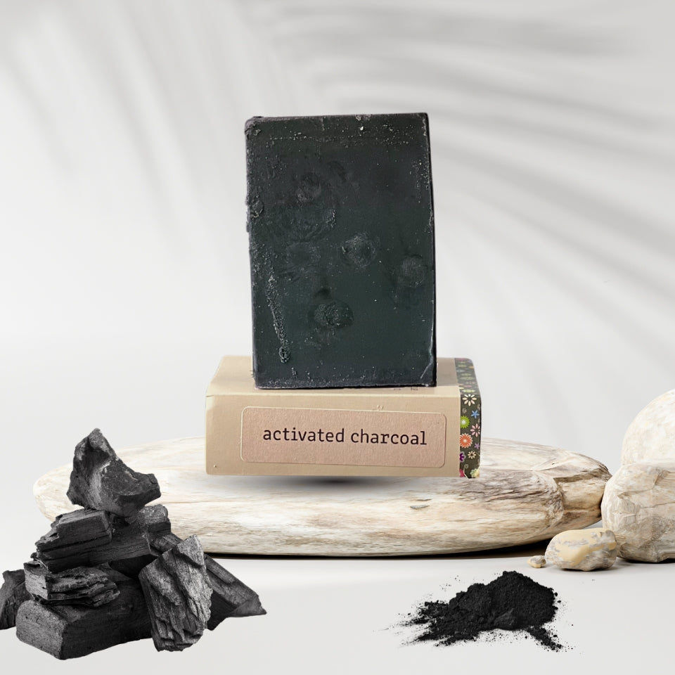 The Good Soap - Activated Charcoal Bar - Deep Cleansing Face and Body Wash Bar & Shampoo