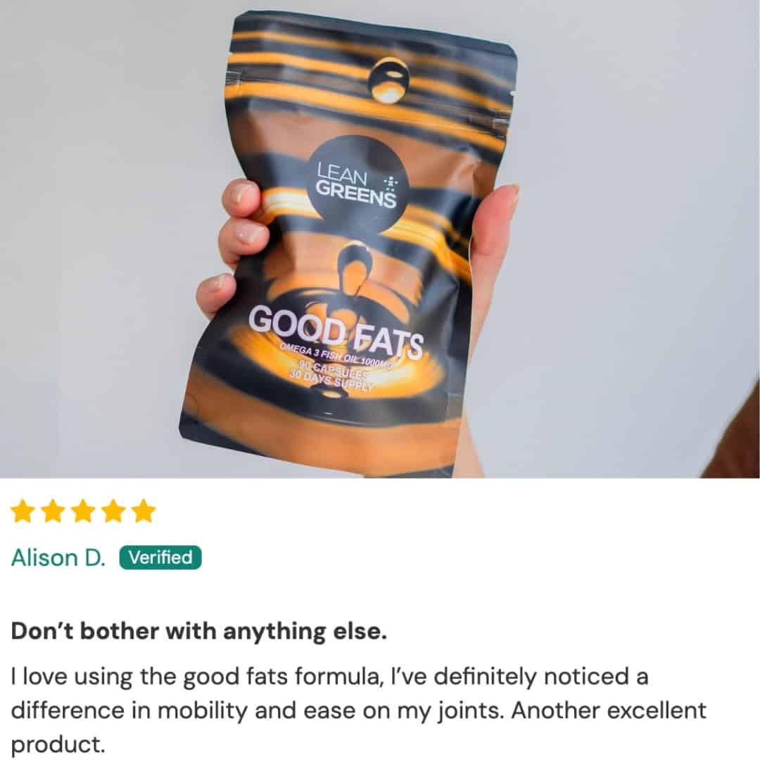 Lean Greens - Good Fats - Premium Omega 3 Fish Oils