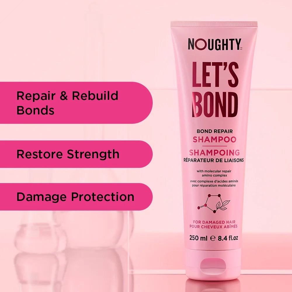 Noughty Haircare Let's Bond Shampoo - Treat Damaged Hair