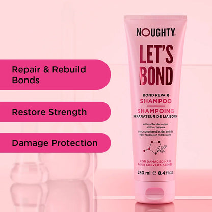 Noughty Haircare Let's Bond Shampoo - Treat Damaged Hair