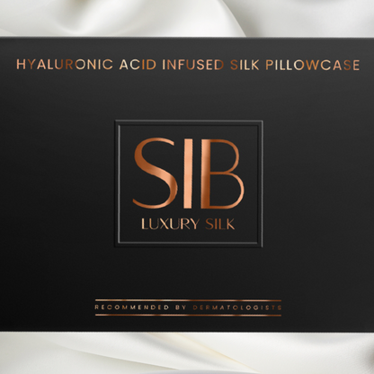 SIB® Hyaluronic Acid Infused Silk Pillowcase