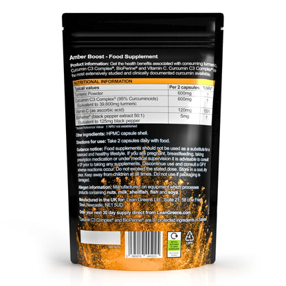 Lean Greens - Amber Boost - Curcumin C3 Complex