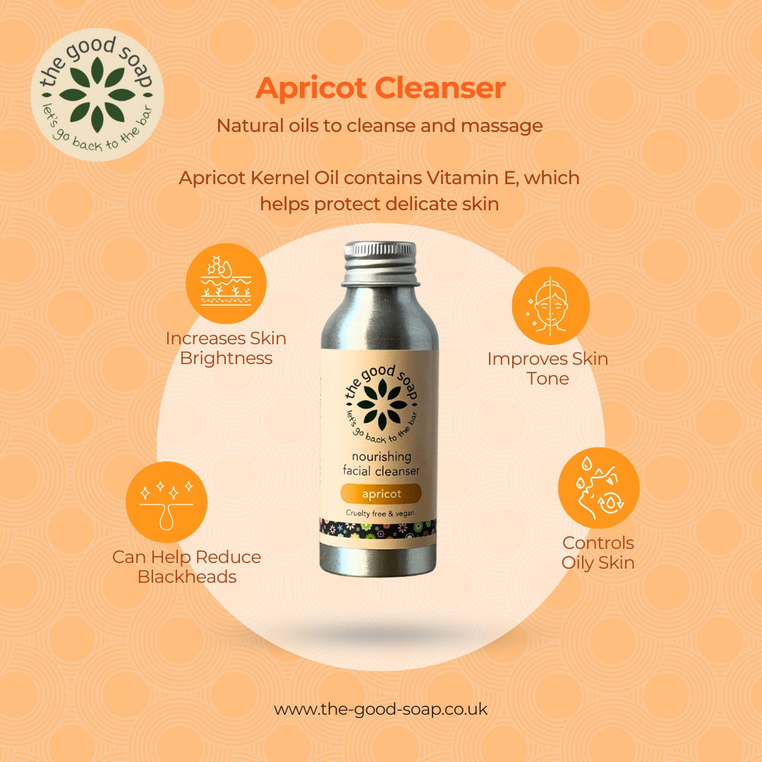 The Good Soap - Gentle Apricot Oil Cleanser – Nourish While You Cleanse