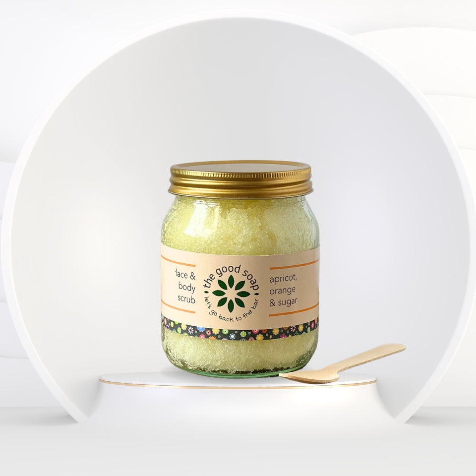 The Good Soap - Sugar Scrub with Apricot & Orange