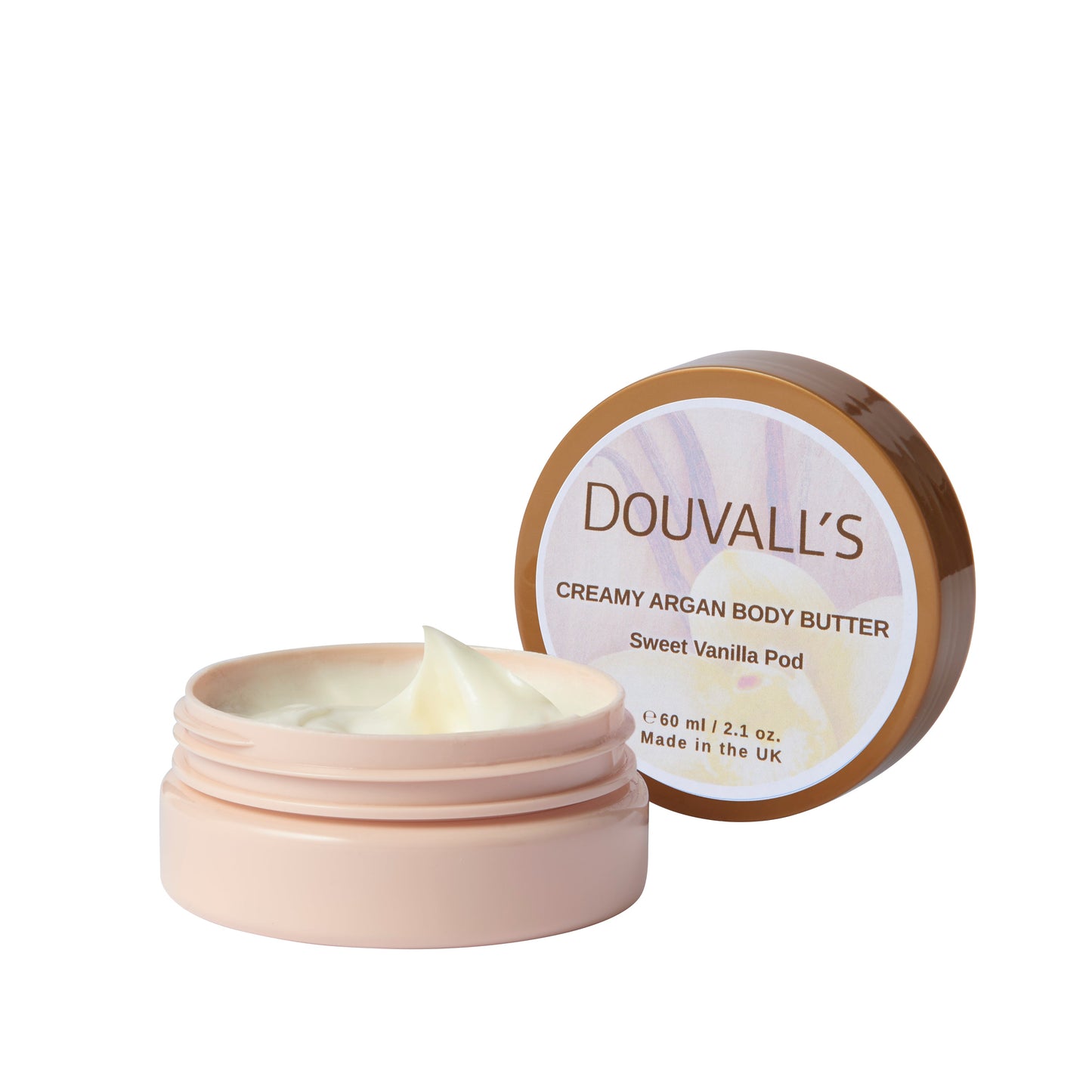 Douvall's Beauty - Organic Creamy Argan Body Butter 60ml - 5 Scents Available