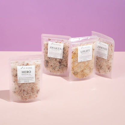 Wild Rising Skincare - Complete Bath Salt Set