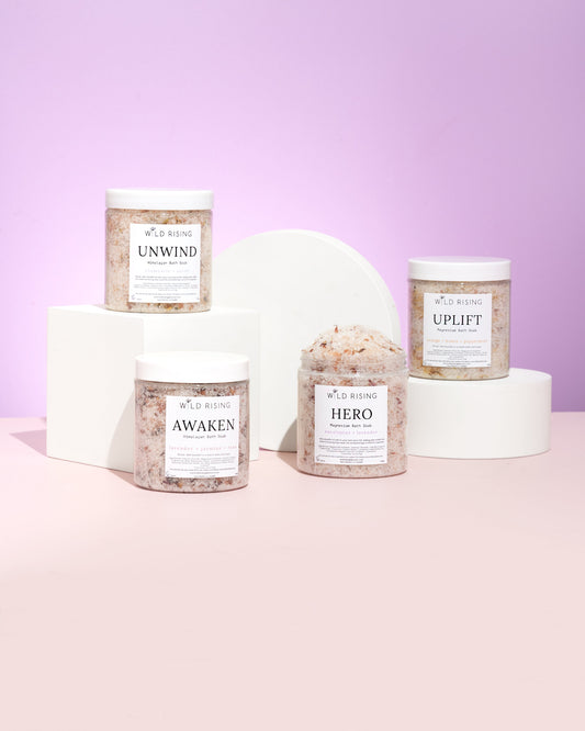 Wild Rising Skincare - Complete Bath Salt Set