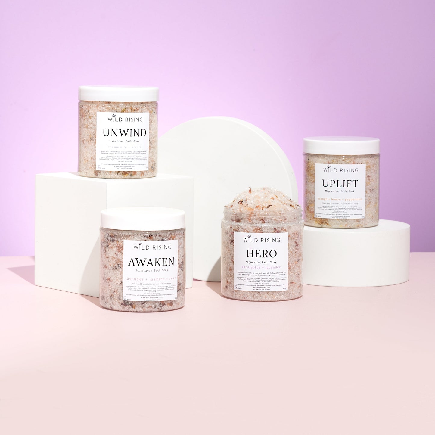 Wild Rising Skincare - Hero Eucalyptus Muscle Soak Bath Salts