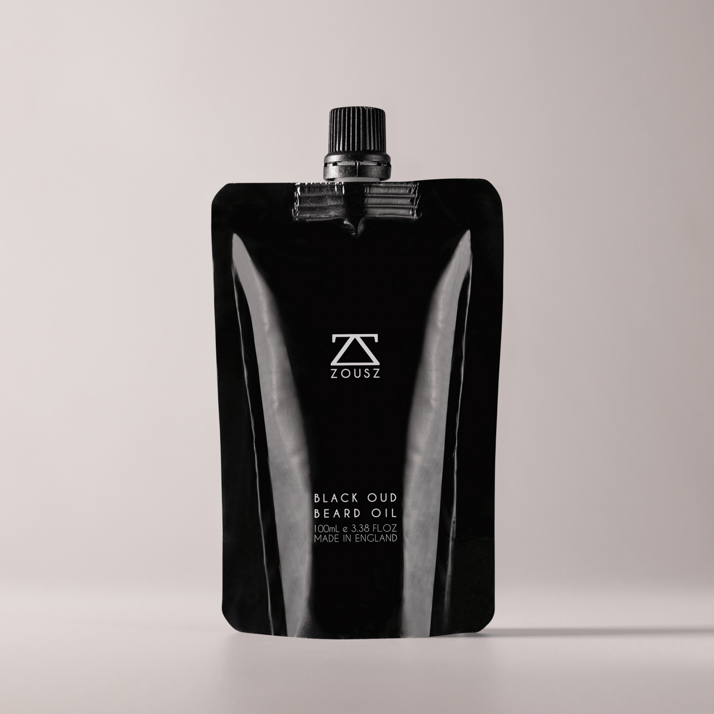 ZOUSZ Black Oud Beard Oil 100mL Refill Pouch