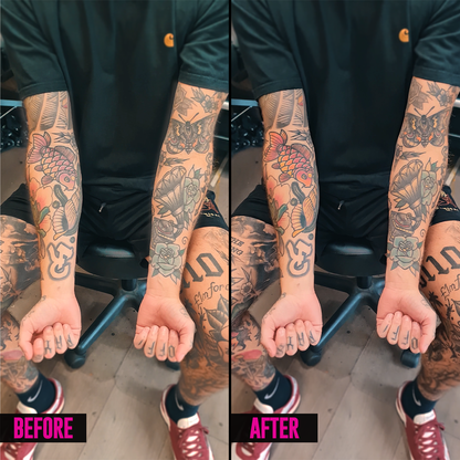 Pimpdink Tattoo Care - TATTOO MOISTURISER & VIBRANCY SERUM | 100ml Airless Pump