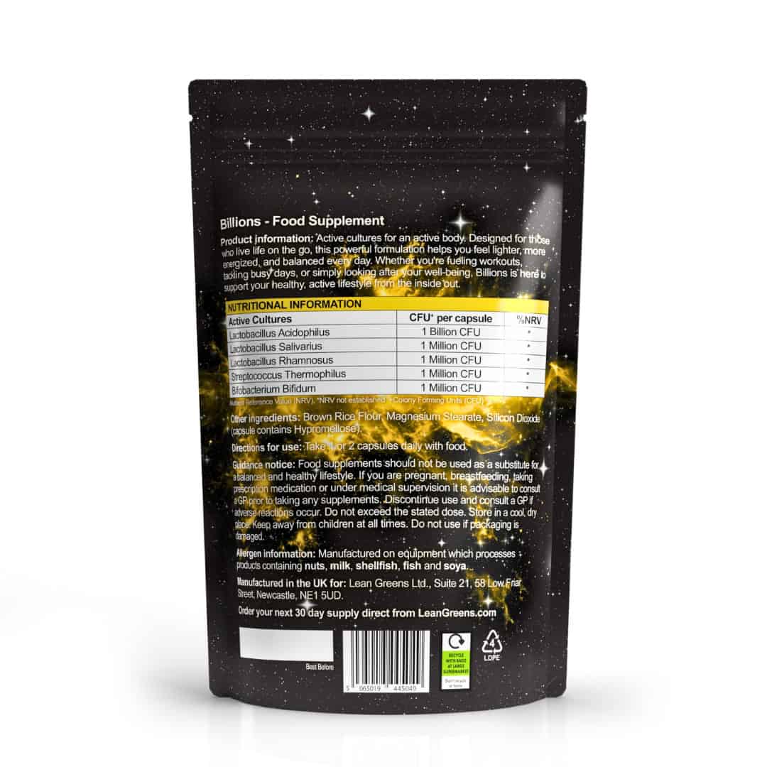 Lean Greens - Billions - Acidophilus Complex Capsules