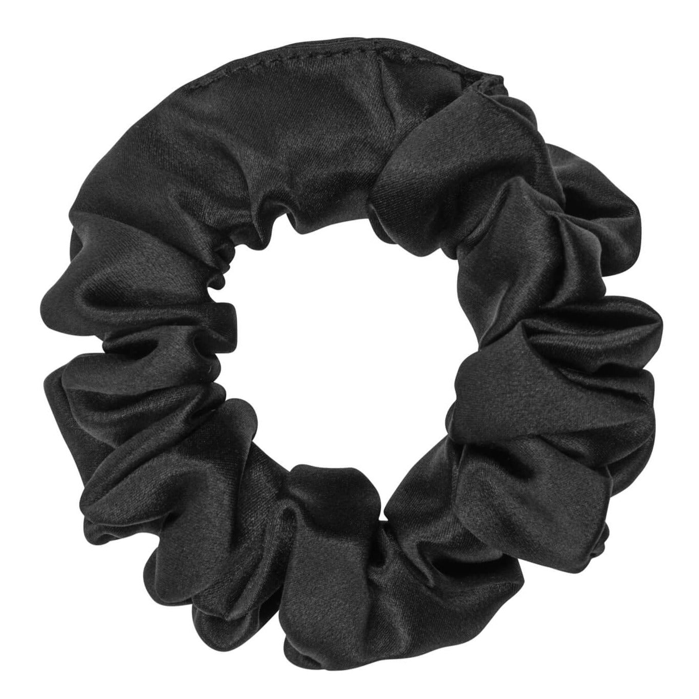 Dream Silk Black Silk Scrunchie - Regular