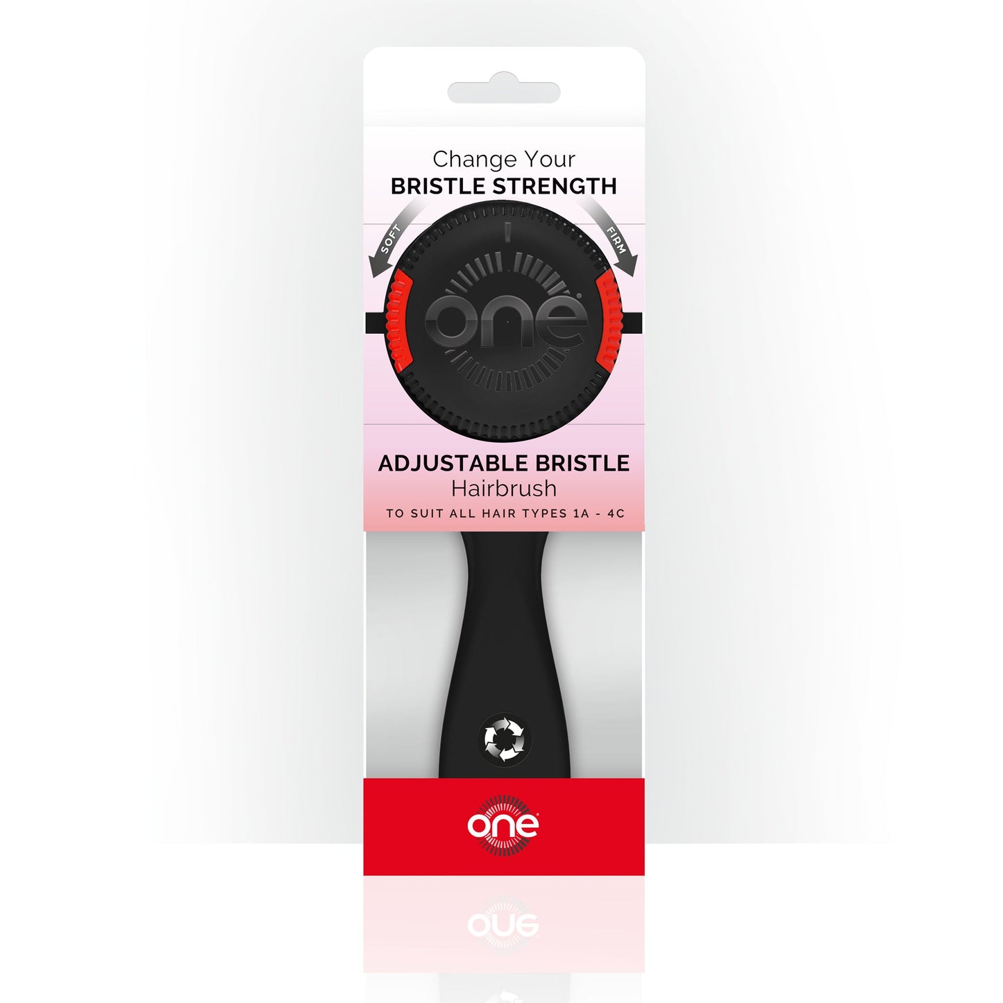ONE Brush - The World's ONLY Adjustable Bristle Strength Hairbrush