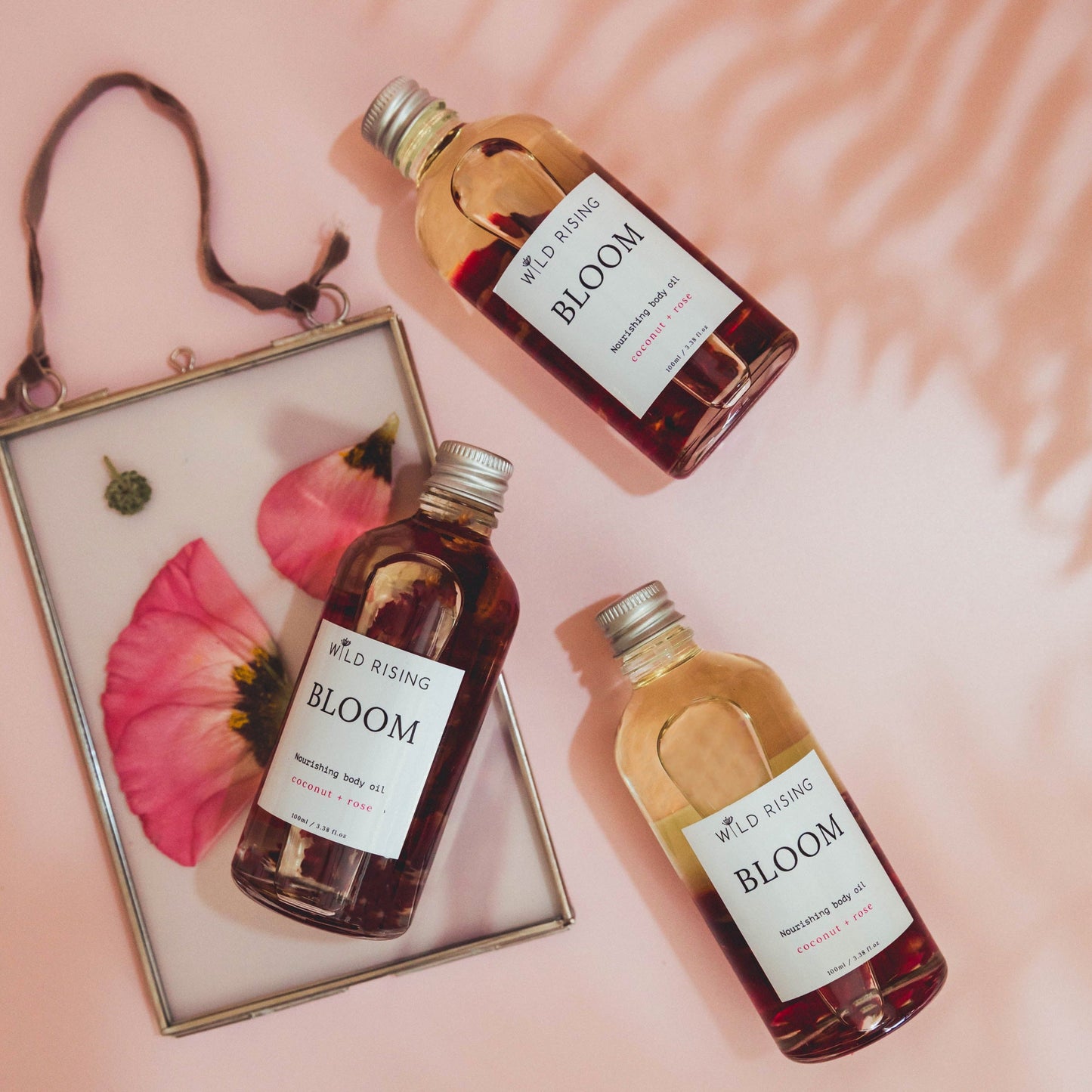 Wild Rising Skincare - Bloom - Coconut and Rose Body Oil