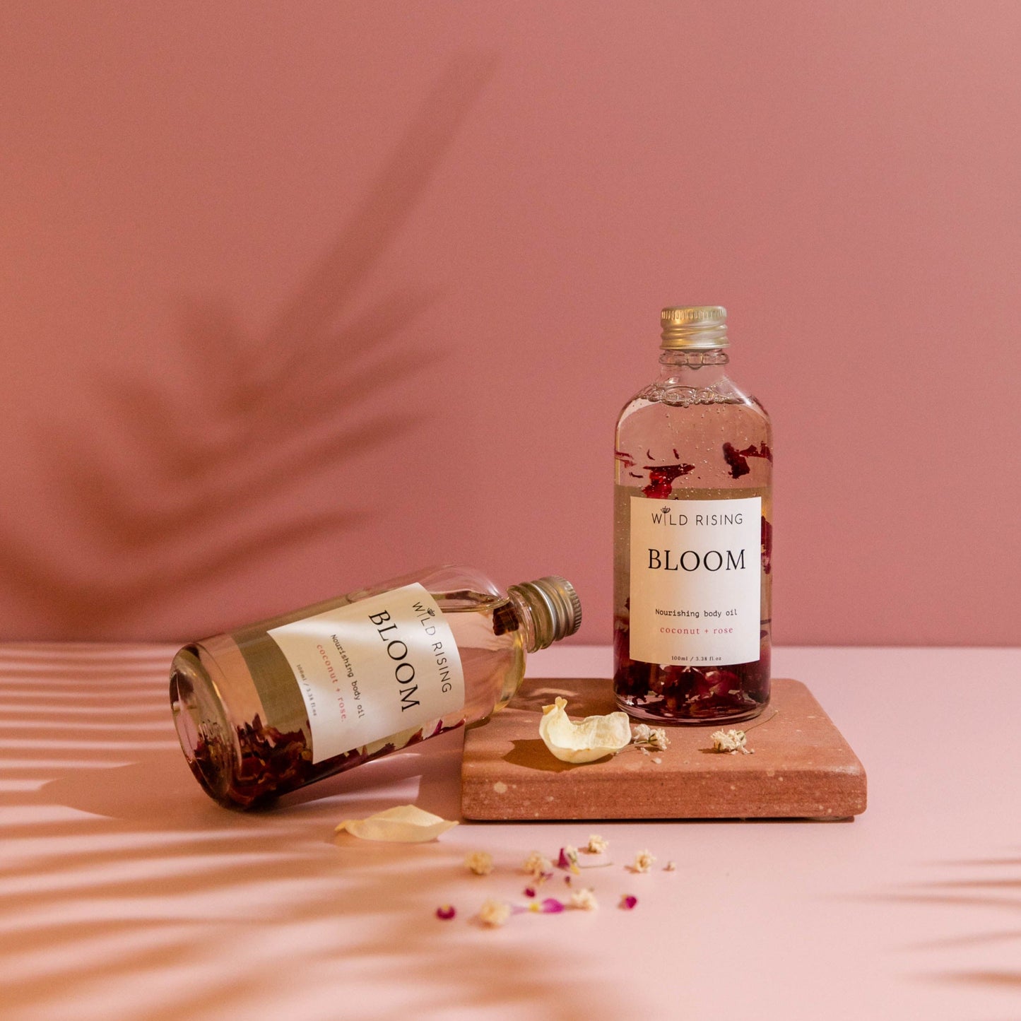 Wild Rising Skincare - Bloom - Coconut and Rose Body Oil