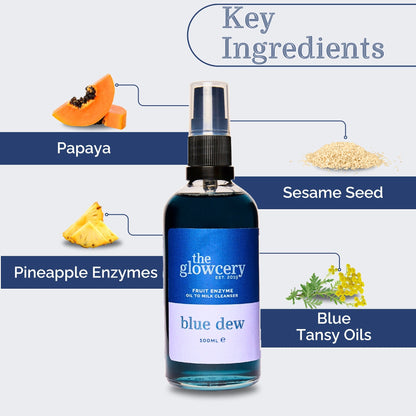 The Glowcery - Blue Dew Oil to Milk Cleanser