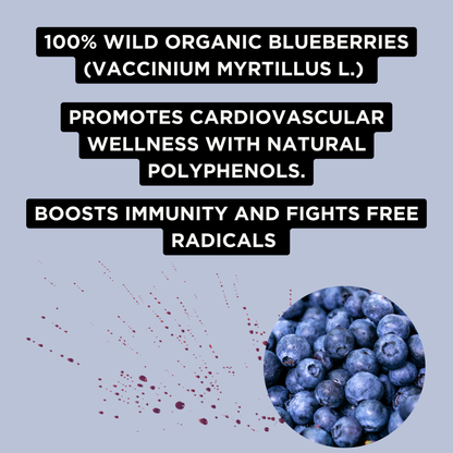 Fighter Shots Wild Blueberry | 100% Natural Cold-Pressed Wild Blueberry Shot