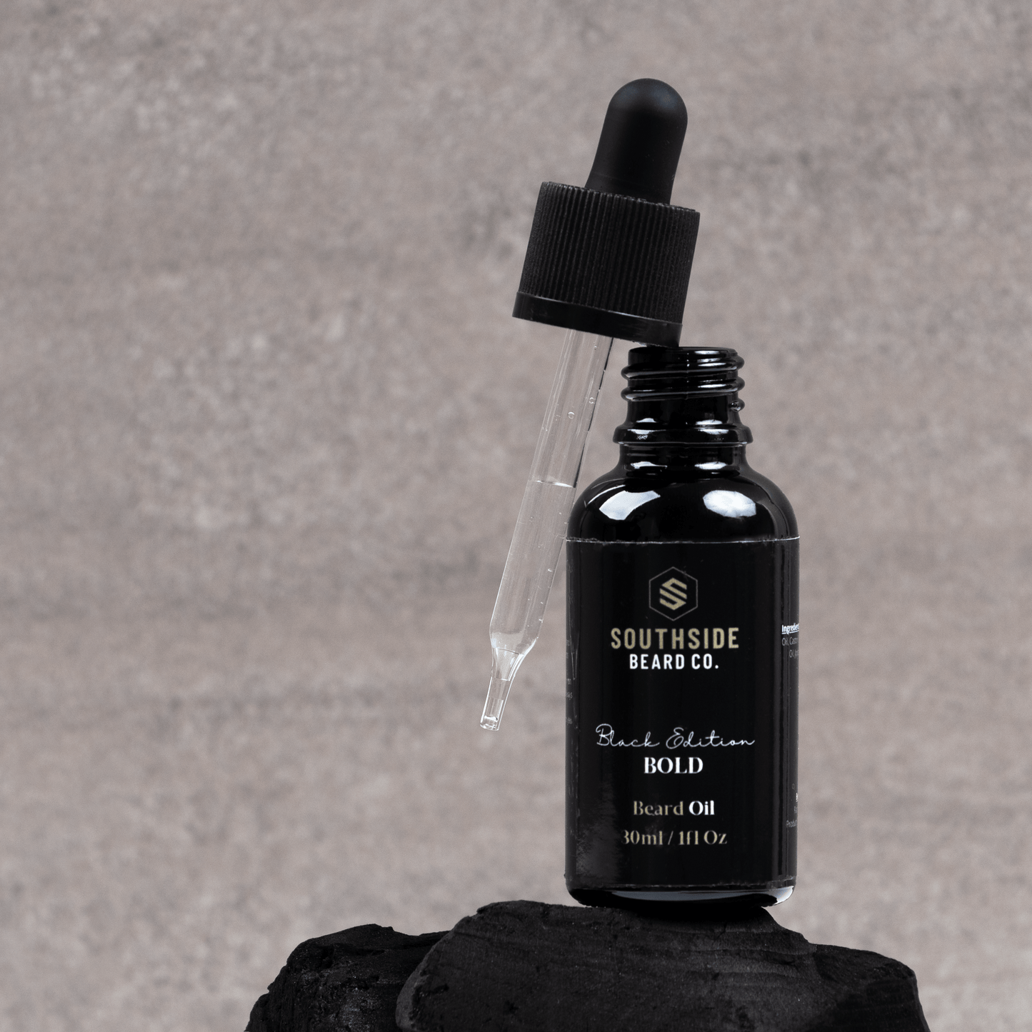 SouthSide Beard Co. Black Edition Beard Oil: Bold