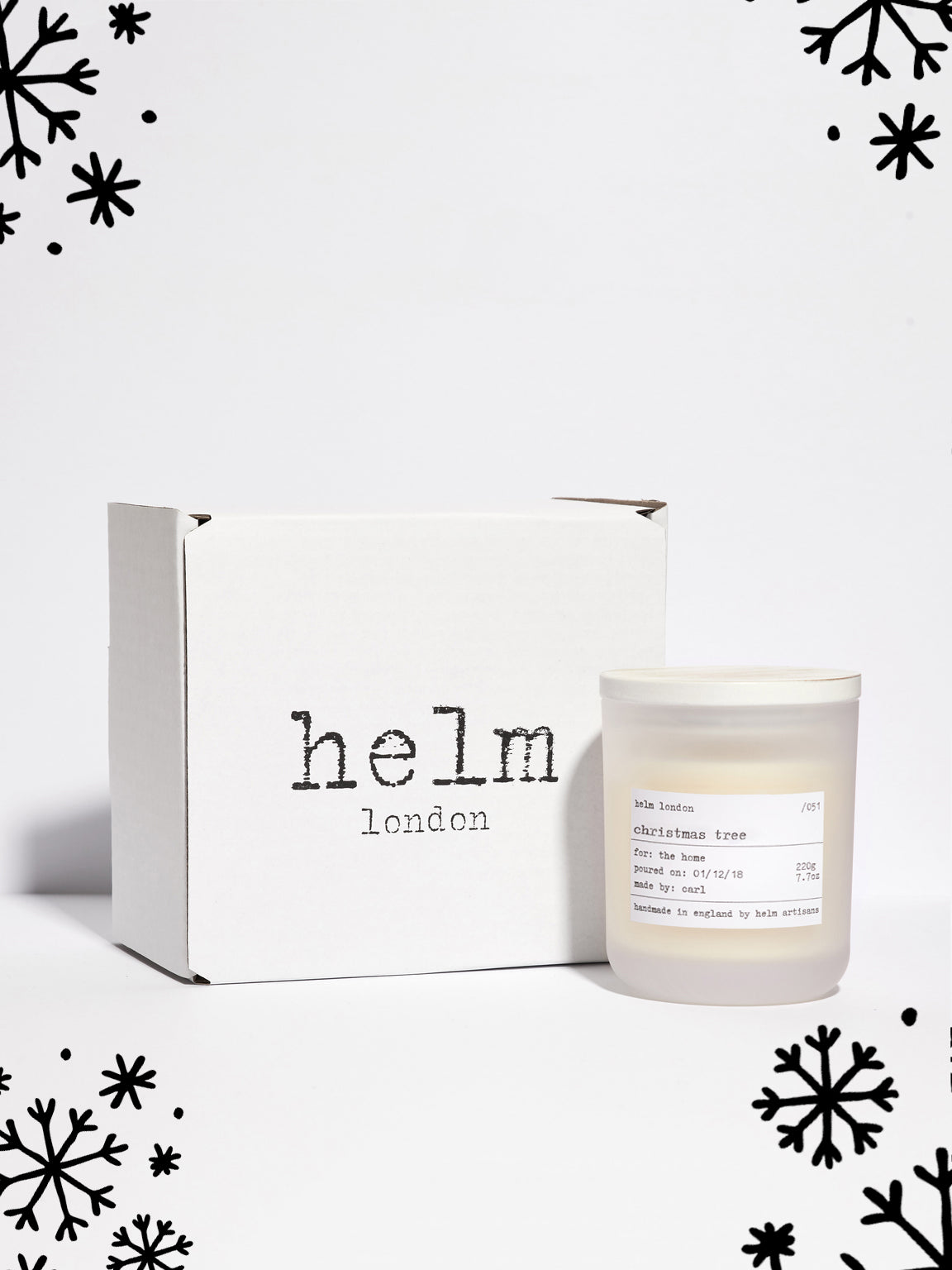 Helm London Christmas Tree Luxury Candle - Limited Edition