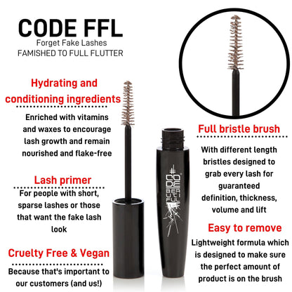 CODE FFL Forget Fake Lashes - Lash Primer - Gorgeous Volume for Your Natural Lashes