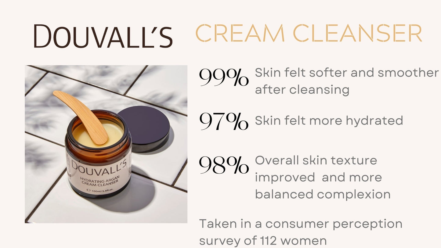 Douvall's Beauty - Organic Argan Nourishing Cream Cleanser 100g