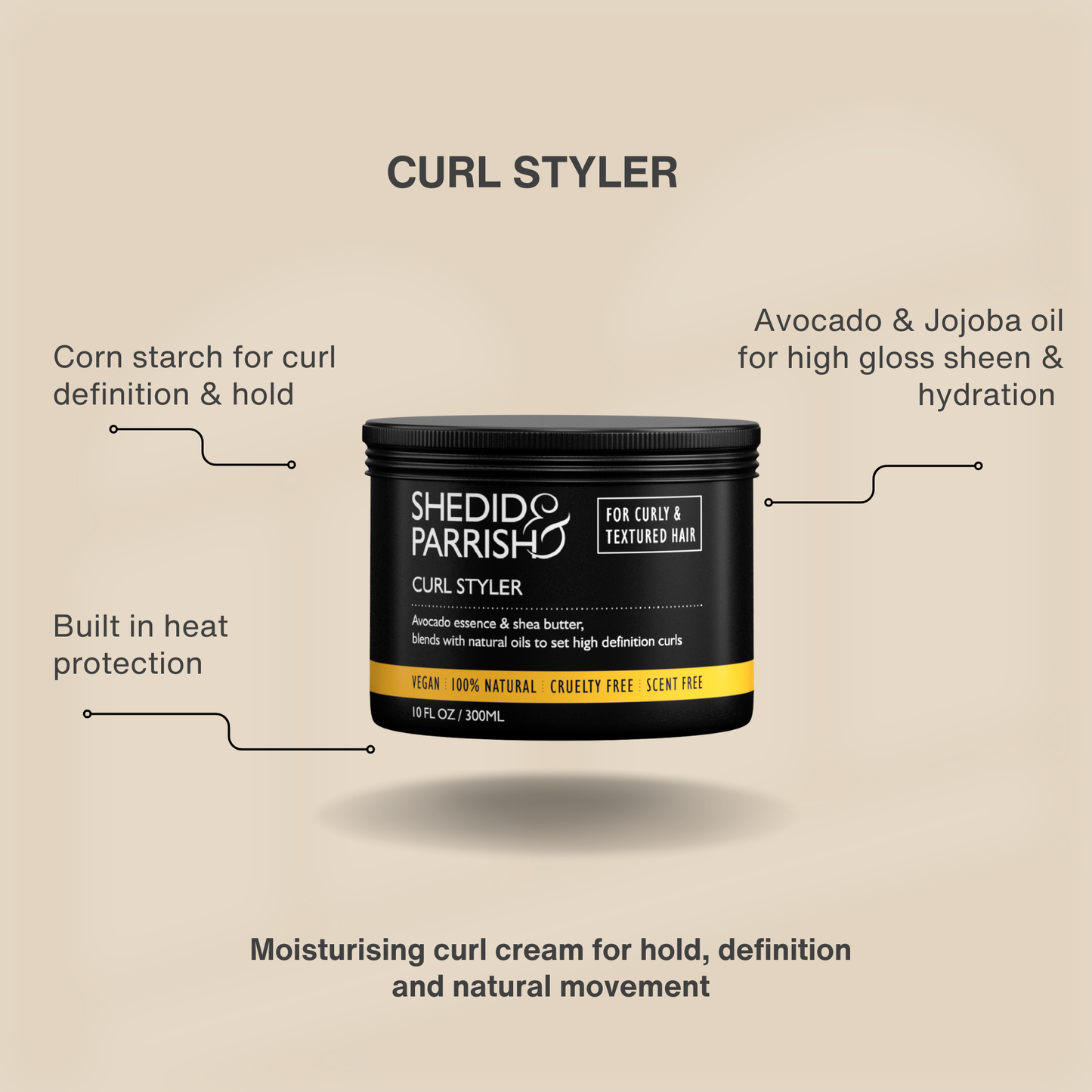 Shedid & Parrish Curl Styler Full & Travel size available