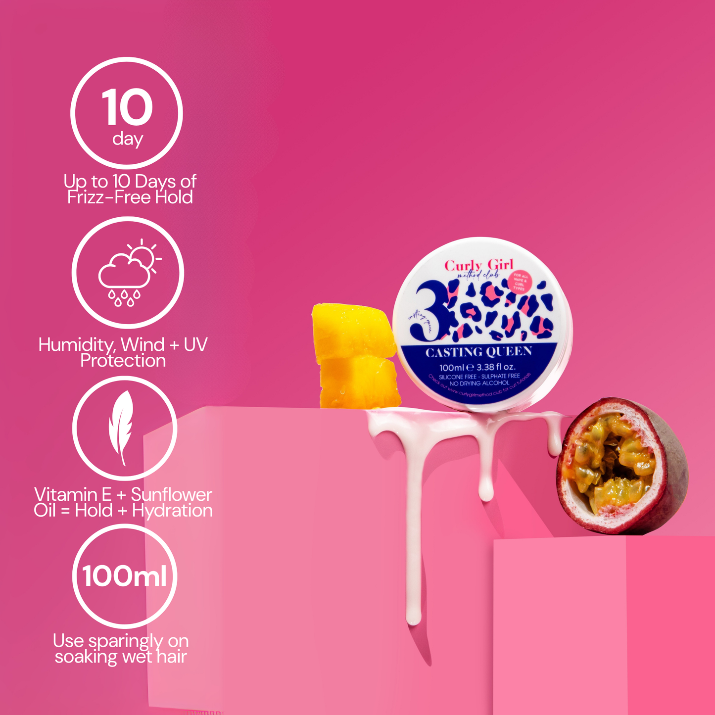 Curly Girl Casting Queen Styling Cream