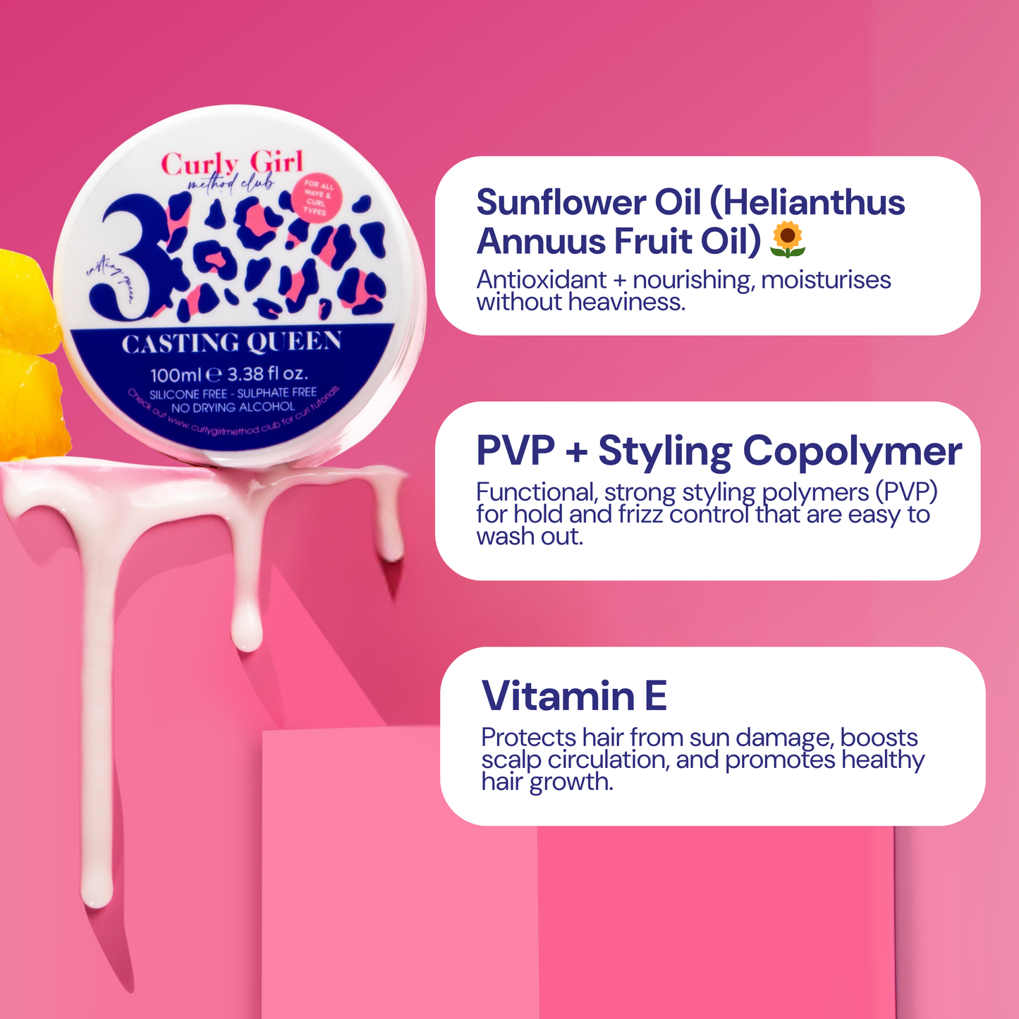 Curly Girl Casting Queen Styling Cream