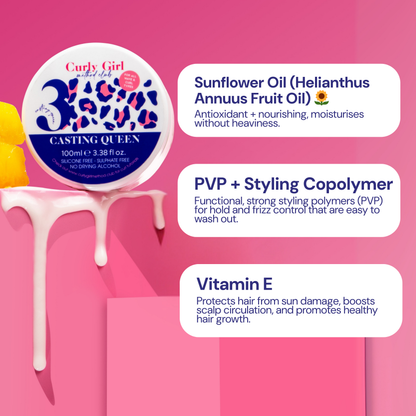 Curly Girl Casting Queen Styling Cream