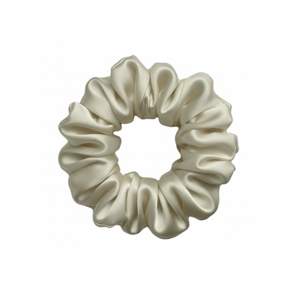 Dream Silk Champagne Silk Scrunchie - Regular