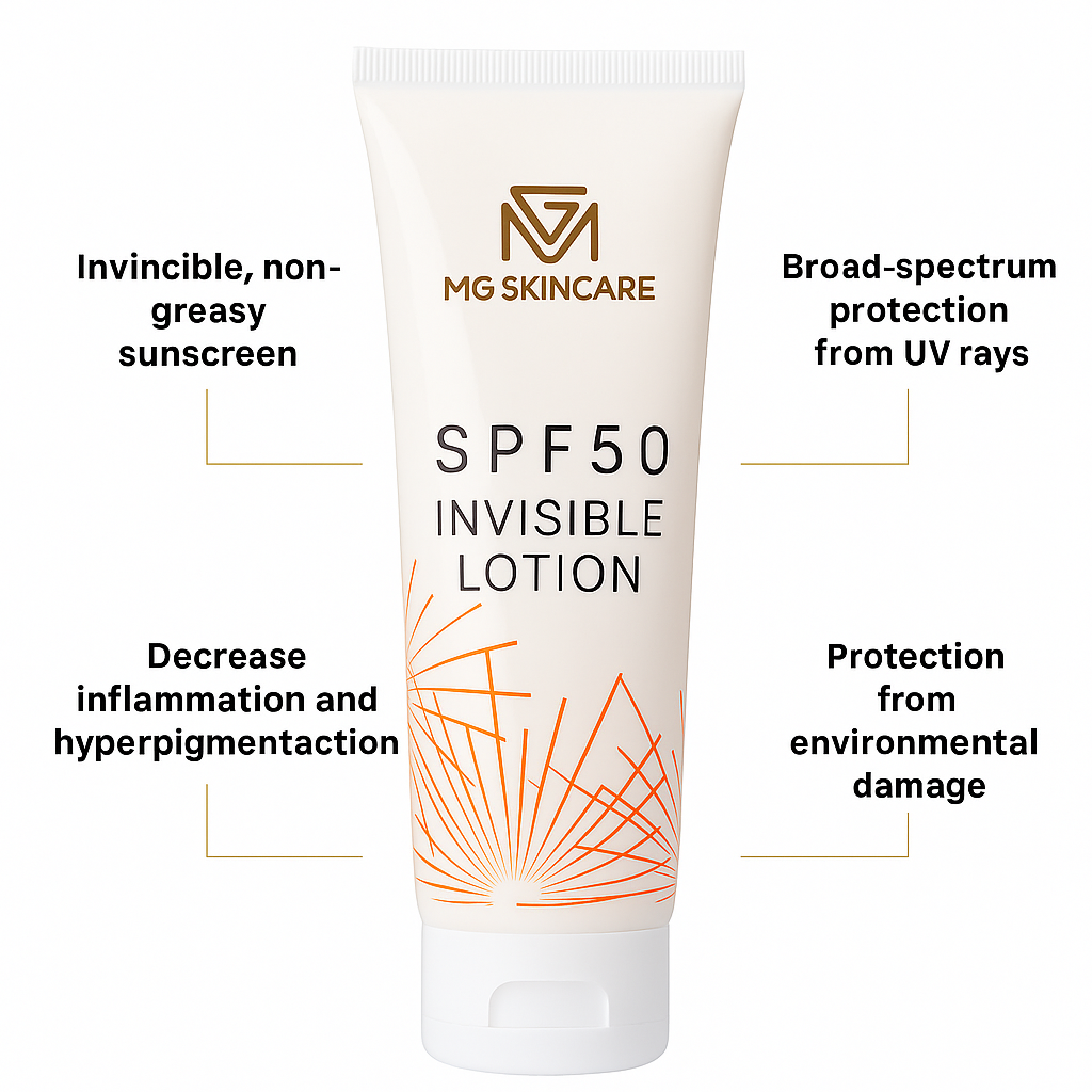 MG Skincare - SPF 50 INVISIBLE LOTION
