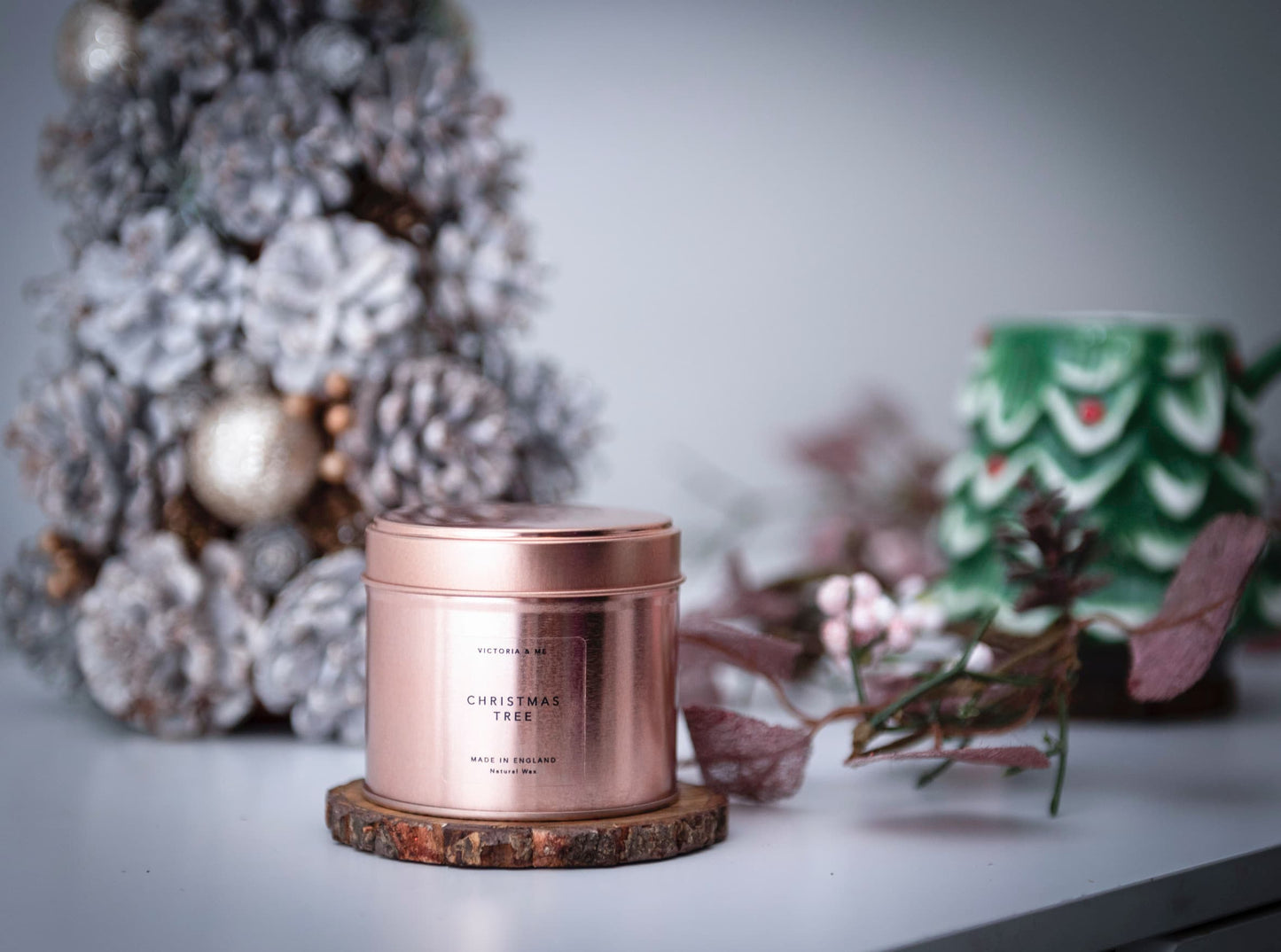 Victoria and Me - Christmas Tree Candle