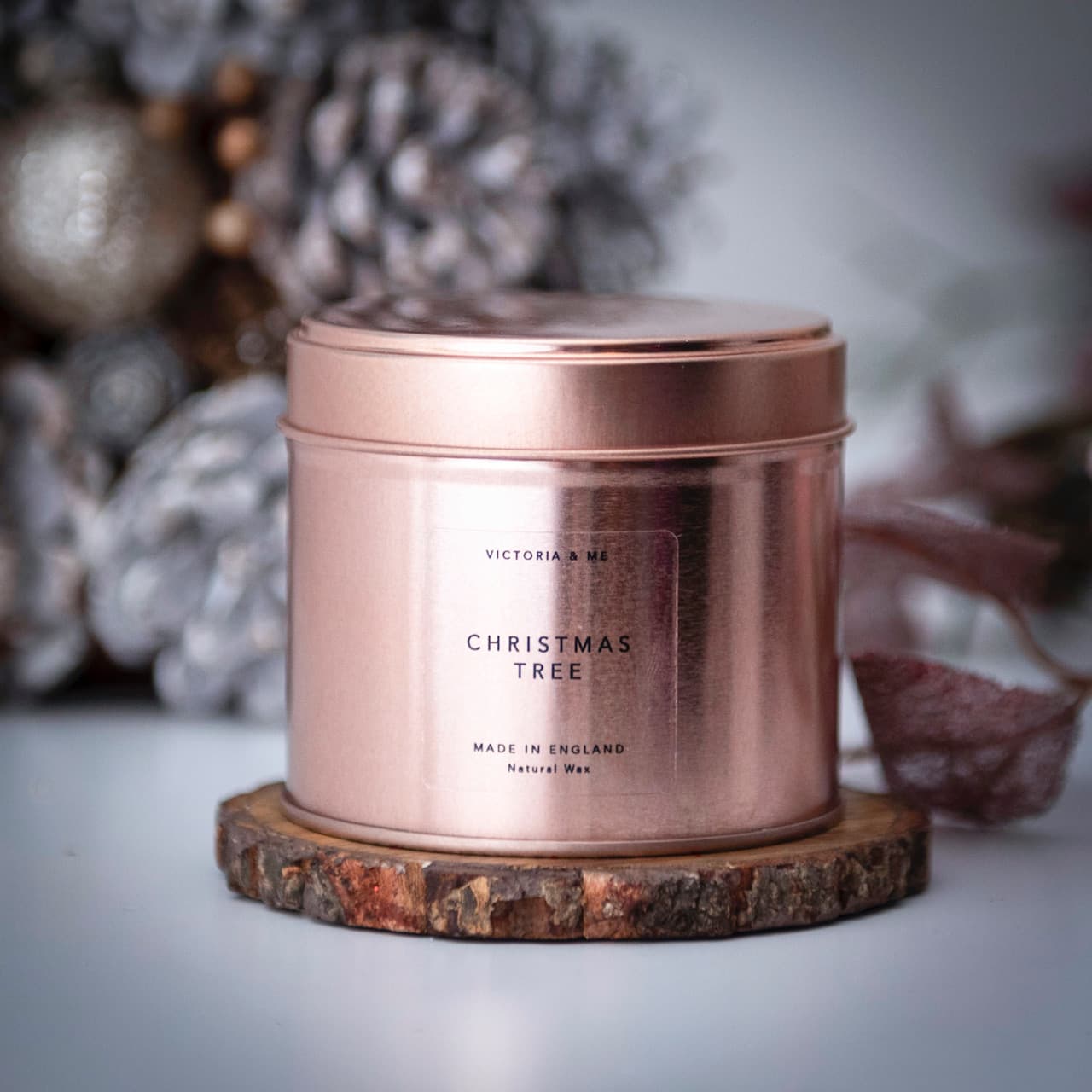 Victoria and Me - Christmas Tree Candle