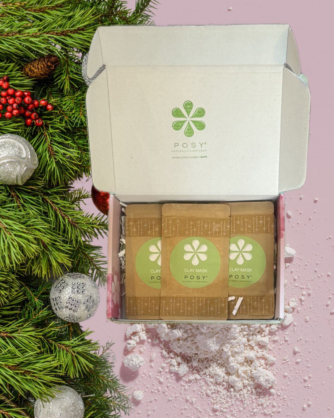 POSY London - Make Your Own Clay Mask - Gift Box of 3