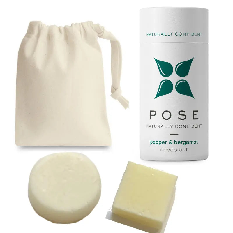 POSY London. - Eco-friendly Deodorant, Shampoo and Conditioner Bar Bundle