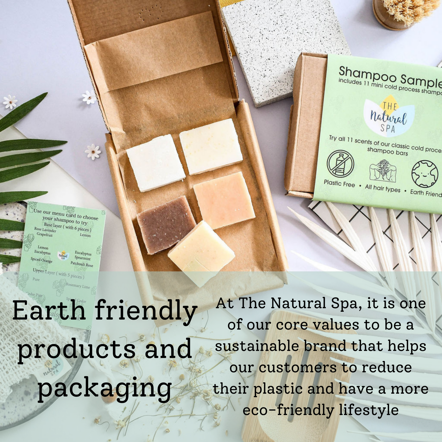 The Natural Spa - Shampoo Sampler Set