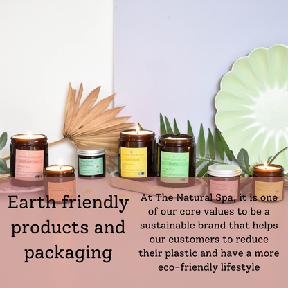 The Natural Spa - Wildflower Wisp hand poured coconut wax candle - 2 size options