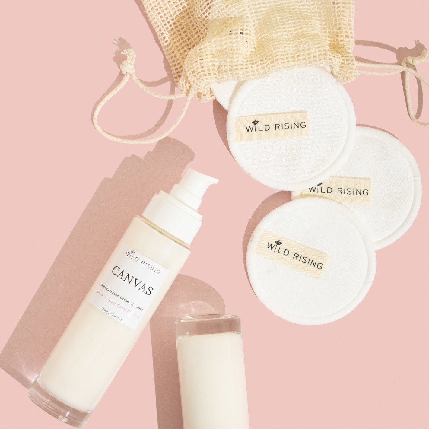 Wild Rising Skincare - Canvas - Organic Moisturising Cream Cleanser