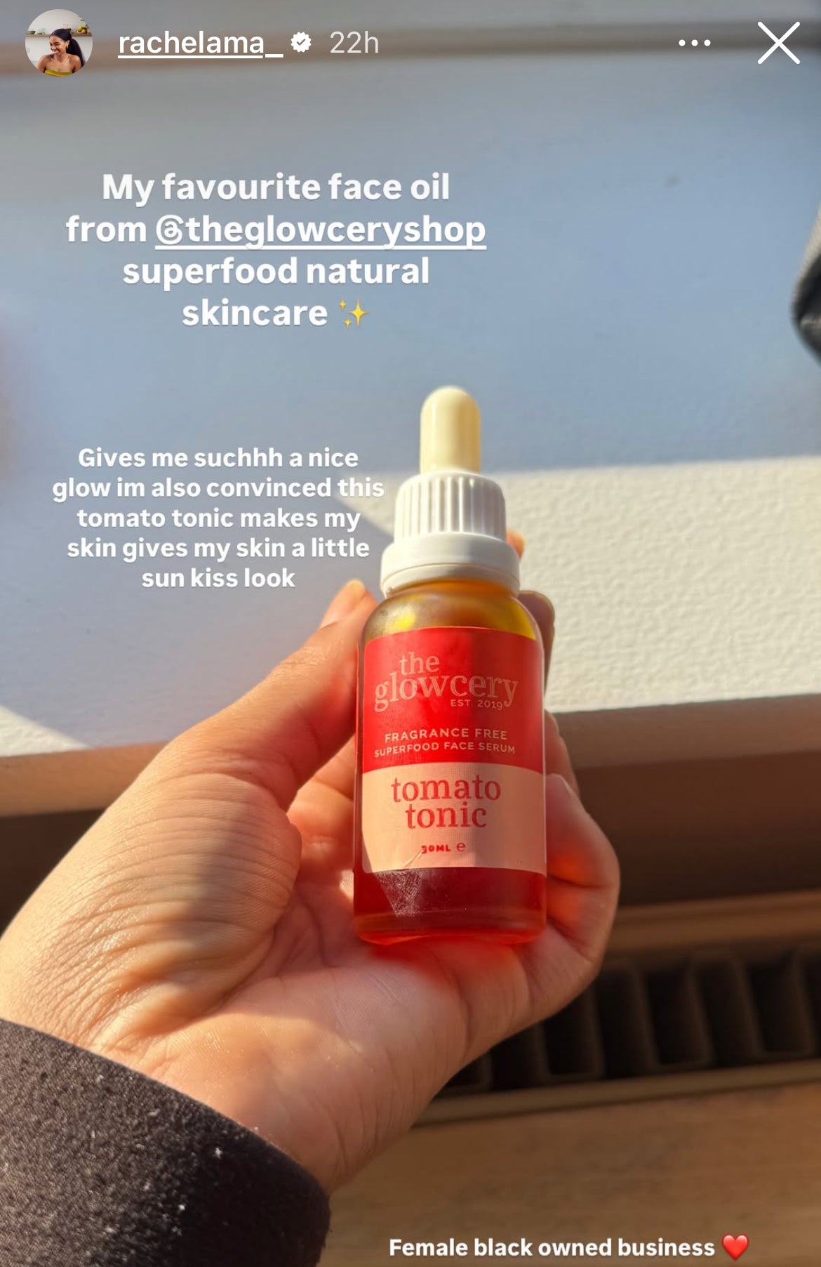 The Glowcery - Tomato Tonic Facial Oil