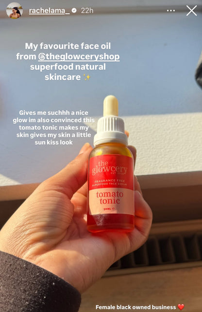 The Glowcery - Tomato Tonic Facial Oil