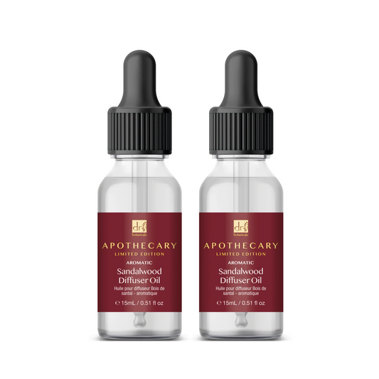 Dr Botanicals - Aromatic Sandalwood Diffuser Oil 15ml Twin Value Savings Pack